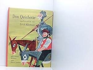 Bild des Verkufers fr Leben und Taten des scharfsinnigen Ritters Don Quichotte. Nacherzhlt Erich Kstner. Mit 11 farbigen Bildern und 21 Zeichnungen von Horst Lemke zum Verkauf von Book Broker