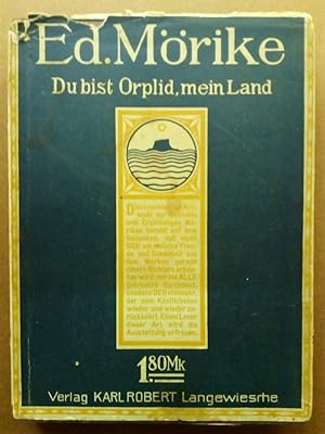 Imagen del vendedor de Du bist Orplid, mein Land. Ausgewhlte Gedichte und Erzhlungen. a la venta por Versandantiquariat Jena