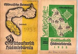 Grofschoaftersch Häämtebärnla für die Grafschaft Glatzer. 1953 und 1955 5. und 7. Jahrgang-Ausgab...