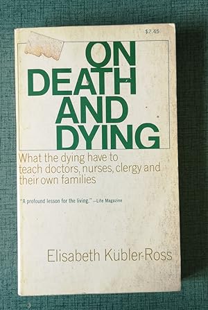 Immagine del venditore per On Death and Dying venduto da Homeless Books