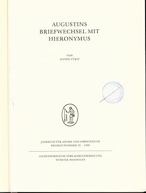 Bild des Verkufers fr Augustins Briefwechsel mit Hieronymus zum Verkauf von avelibro OHG