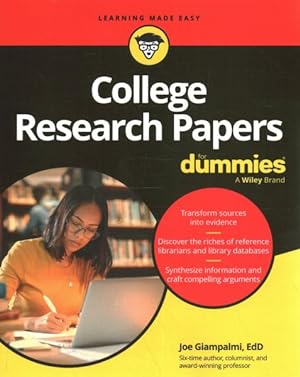 Seller image for College Research Papers for Dummies for sale by GreatBookPrices
