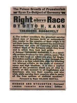 Immagine del venditore per Right Above Race venduto da World of Rare Books