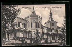 Ansichtskarte Heiligendamm, Ostseebad, Alexandrinen-Cottage, Villa S. K. H. des Grossherzogs von ...