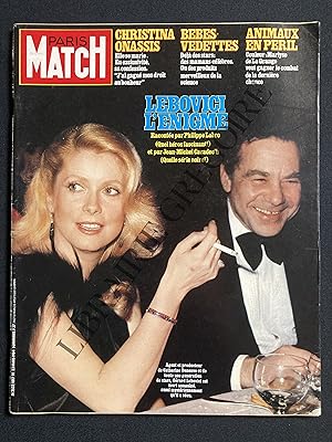 PARIS MATCH-N°1817-23 MARS 1984-CATHERINE DENEUVE ET GERARD LEBOVICI