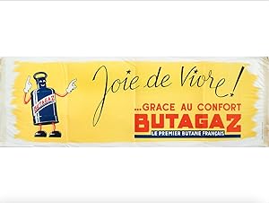 1940s Original French Advertising Poster, Butagaz, Joie de Vivre (Gas Stoves)