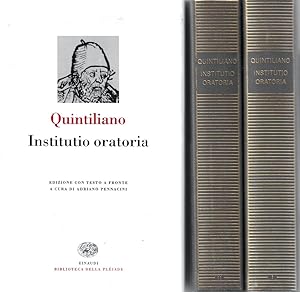 Institutio oratoria. Libri I - XII (2 volumi). Biblioteca della Pleiade
