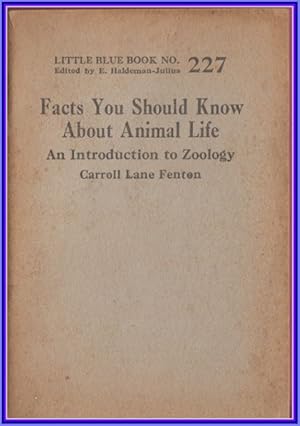 Seller image for An Introduction to Zoology. (Facts you should know about animal life) for sale by Antiquariat Basler Tor