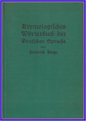 Bild des Verkufers fr Etymologisches Wrterbuch der deutschen Sprache. zum Verkauf von Antiquariat Basler Tor