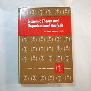 Seller image for Economic Theory and Organizational Analysis for sale by Gebrauchtbcherlogistik  H.J. Lauterbach