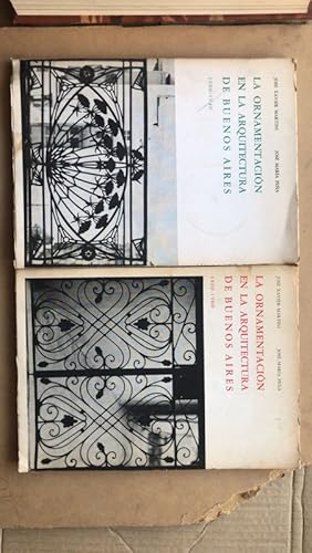 Seller image for La ornamentacion en la arquitectura de Buenos Aires for sale by International Book Hunting