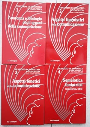 trattato di foniatria e logopedia in 4 vol