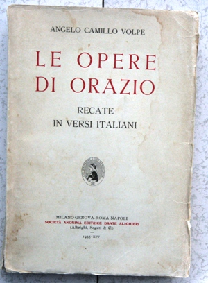 le opere di Orazio recate in versi italiani