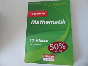 Bild des Verkufers fr Besser in Mathematik. 10. Klasse Realschule - Mit Lsungsheft. Softcover zum Verkauf von Deichkieker Bcherkiste