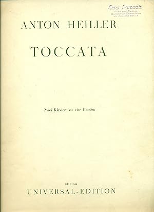 Bild des Verkufers fr Heiller, Anton: Toccata zum Verkauf von Adam Bosze Music Antiquarian