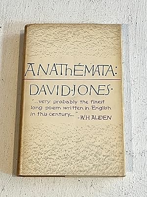Image du vendeur pour The Anathemata Fragments of an Attempted Writing mis en vente par Aeon Bookstore