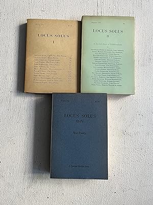 Immagine del venditore per Locus Solus I, II, and III/IV Four Issues in Three Volumes venduto da Aeon Bookstore