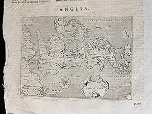Anglia, single page from Universus Terrarum Orbis Scriptorum