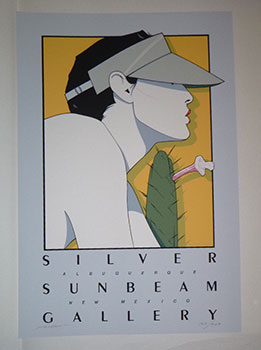 Silver Sunbeam Gallery. Albuquerque, New Mexico. First edition of the serigraph. Signed.