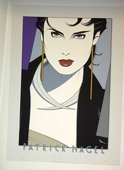 Patrick Nagel. Paintings. Graphics. First edition of the serigraph. Signed.