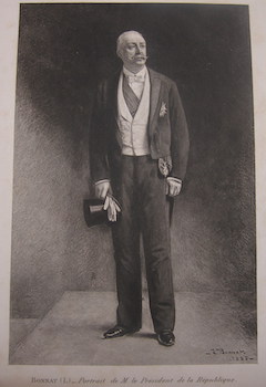 Bild des Verkufers fr Portrait of French President Felix Faure, after Bonnat. zum Verkauf von Wittenborn Art Books