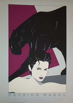 Patrick Nagel. Paintings. Graphics. First edition of the serigraph. Signed.
