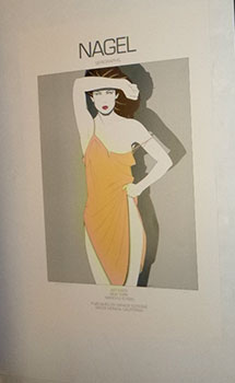 Nagel Serigraphs. Art Expo. New York. 1980. First edition of the lithograph. Signed.