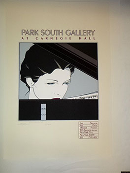 Park South Gallery at Carnegie Hall. First edition of the serigraph. Signed.