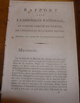 Rapport fait a? l'Assemblée nationale au nom du Comité de marine