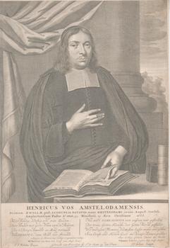 Seller image for Portrait of Henricus Vos, Amsterdam (Dutch Lutheran pastor in Amsterdam). for sale by Wittenborn Art Books