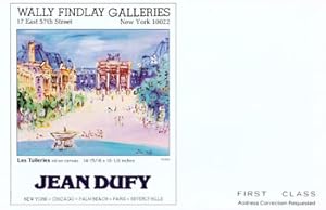 Seller image for Jean Dufy, Oils and Gouaches, September 7 to October 7, [circa 1983]. New York. for sale by Wittenborn Art Books