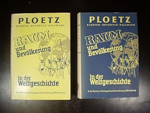 Seller image for Raum und Bevlkerung in der Weltgeschichte. Bevlkerungs-Ploetz in zwei Bnden for sale by Buchfink Das fahrende Antiquariat