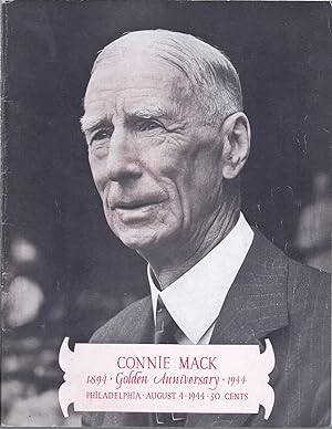 Imagen del vendedor de Connie Mack Golden Anniversary 1894-1944 Philadelphia August 4, 1944 a la venta por Willis Monie-Books, ABAA
