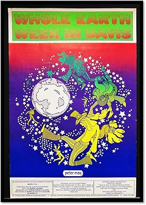 Original Psychedelic Poster for "Whole Earth Week in Davis" [1970]