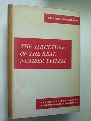 Imagen del vendedor de The Structure of the Real Number System a la venta por Bookworks [MWABA, IOBA]