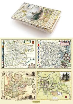 Seller image for Essex 1610    1836    Fold Up Map that features a collection of Four Historic Maps, John Speed  s County Map 1610, Johan Blaeu  s County Map of 1648, . Roper. (Historic Counties Maps Collection) for sale by WeBuyBooks