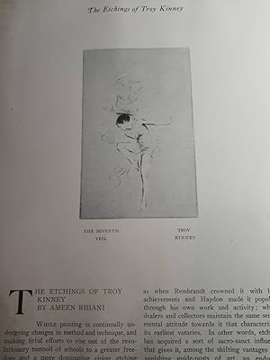 Seller image for Article: the Etchings of Troy Kinney for sale by Hammonds Antiques & Books