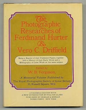 Image du vendeur pour The Photographic Researches of Ferdinand Hurter & Vero C. Driffield mis en vente par Between the Covers-Rare Books, Inc. ABAA