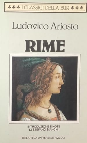 Seller image for Rime. for sale by FIRENZELIBRI SRL