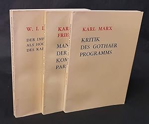 Marx / Engels / Lenin. 3 Bände (Konvolut).