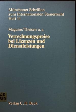 Seller image for Verrechnungspreise bei Lizenzen und Dienstleistungen : mit Diskussionsbeitrgen eines Mnchener Symposions. Mnchener Schriften zum internationalen Steuerrecht ; H. 14 for sale by books4less (Versandantiquariat Petra Gros GmbH & Co. KG)