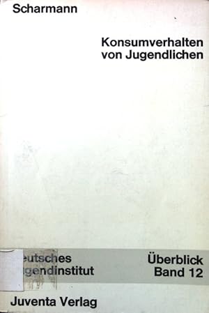 Seller image for Konsumverhalten von Jugendlichen. berblick zur wissenschaftlichen Jugendkunde ; Bd. 12 for sale by books4less (Versandantiquariat Petra Gros GmbH & Co. KG)