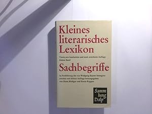 Bild des Verkufers fr Kleines Literarisches Lexikon - Dritter Band : Sachbegriffe zum Verkauf von ABC Versand e.K.