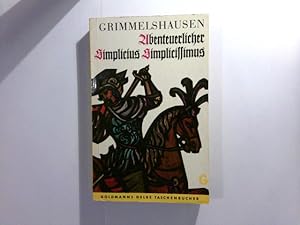 Bild des Verkufers fr Abenteuerlicher Simplicius Simplicissimus zum Verkauf von ABC Versand e.K.