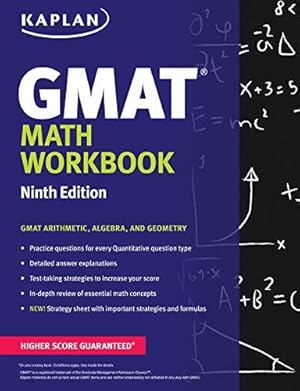 Seller image for Kaplan GMAT Math Workbook (Kaplan Test Prep) for sale by WeBuyBooks