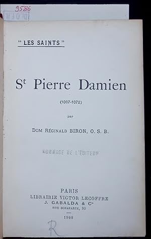 Seller image for St Pierre Damien (1007-1072). Les Saints for sale by Antiquariat Bookfarm