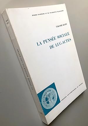 La pensée sociale de Luc - Actes