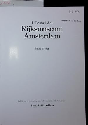 Bild des Verkufers fr I Tesori del Rijksmuseum Amsterdam. zum Verkauf von Antiquariat Bookfarm