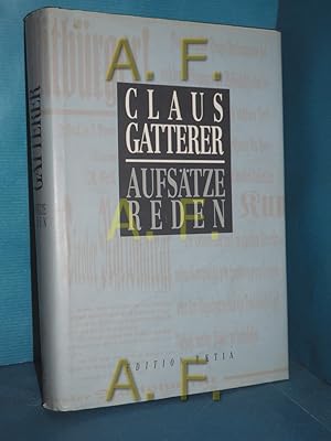 Bild des Verkufers fr Aufstze und Reden zum Verkauf von Antiquarische Fundgrube e.U.