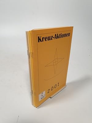 Bild des Verkufers fr Kreuz-Aktionen. Hefte 1998/1-2, 1999/1, 2000, 2001. zum Verkauf von Antiquariat Bookfarm